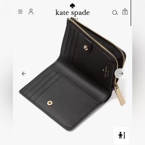 Kate Spade Lena Black Leather Wallet